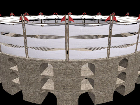Arena Gladiators 3D Model