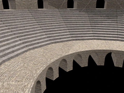 Arena Gladiators 3D Model