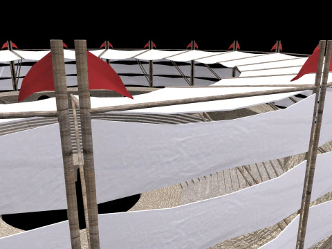 Arena Gladiators 3D Model
