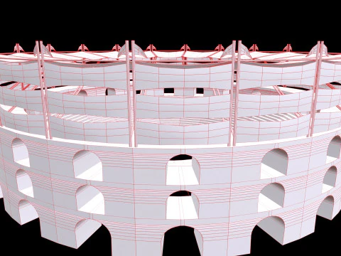 Arena Gladiators 3D Model
