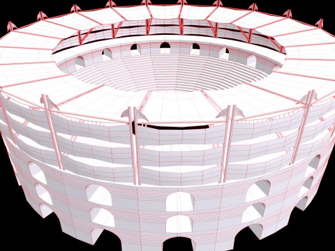 Arena Gladiators 3D Model