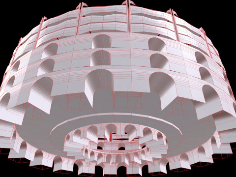 Arena Gladiators 3D Model