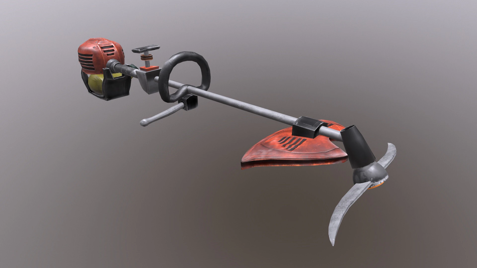 Lawn mower 3D Model .c4d .max .obj .3ds .fbx .stl .blend 