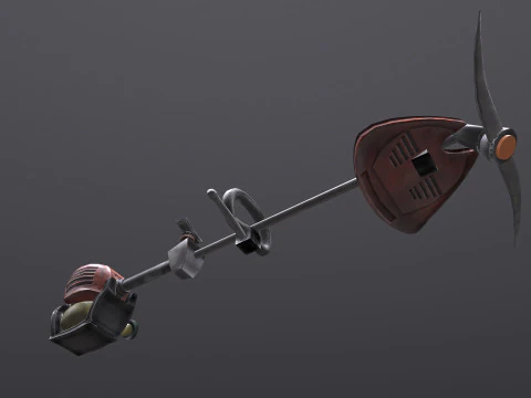 Lawn mower 3D Model