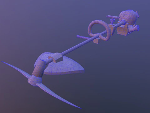 Lawn mower 3D Model