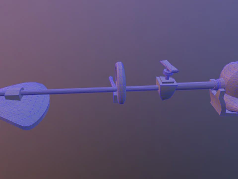 Lawn mower 3D Model