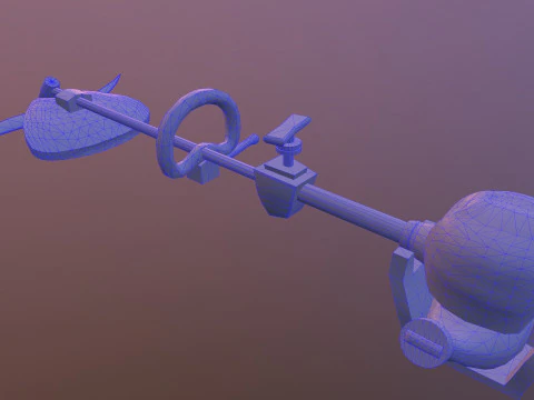 Lawn mower 3D Model