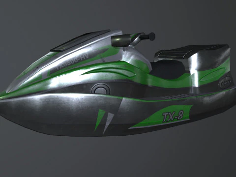Water Scooter 3D Model