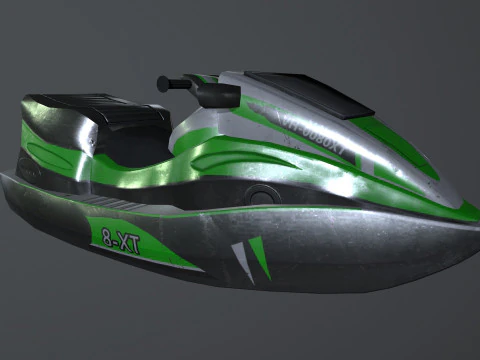 Water Scooter 3D Model