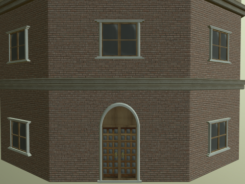 Pack Building European 3D 模型
