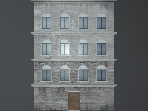 Pack Building European 3D 模型