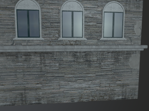 Pack Building European 3D 模型