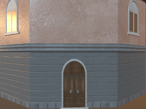 Pack Building European 3D 模型