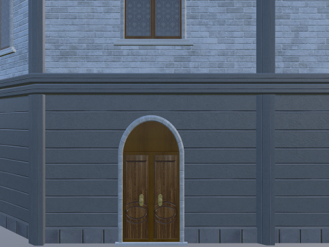 Pack Building European 3D 模型