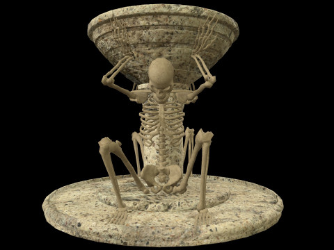 Brazier Skeleton Medievalfbx 3Dモデル