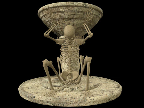 Brazier Skeleton Medievalfbx 3D Model