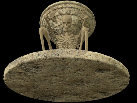 Brazier Skeleton Medievalfbx 3Dモデル