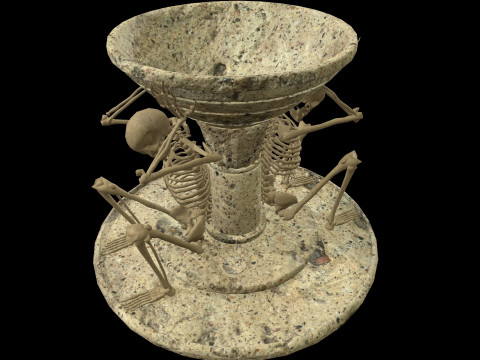 Brazier Skeleton Medievalfbx 3Dモデル