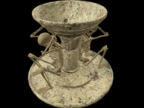Brazier Skeleton Medievalfbx 3D Model
