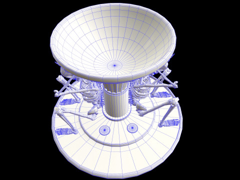 Brazier Skeleton Medievalfbx 3Dモデル