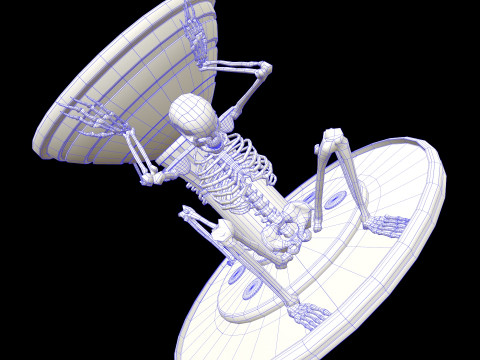 Brazier Skeleton Medievalfbx 3Dモデル