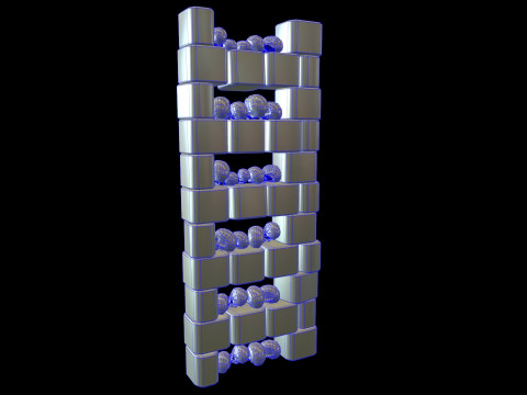 Catacombs Skeleton Medieval 3Dモデル