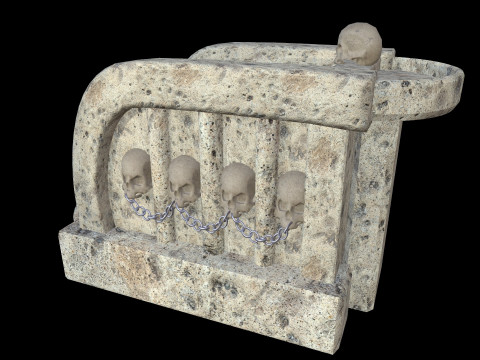 FontainMedievalv2 Modelo 3D