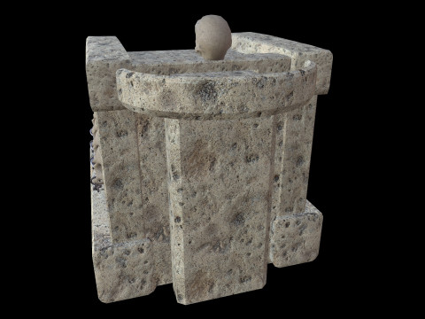 FontainMedievalv2 Model 3D