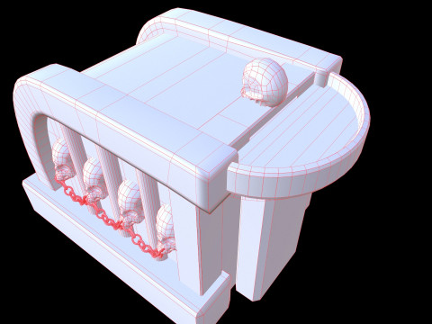 FontainMedievalv2 Model 3D