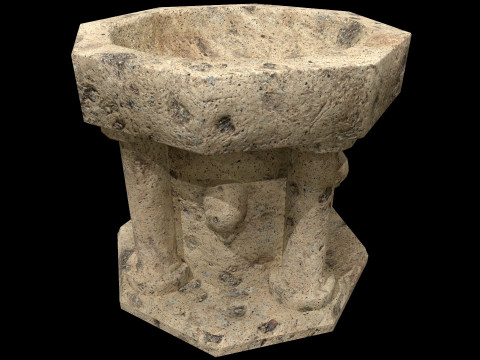 Fountain Colum 3D 模型