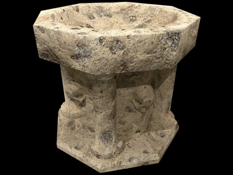 Fountain Colum 3D 模型