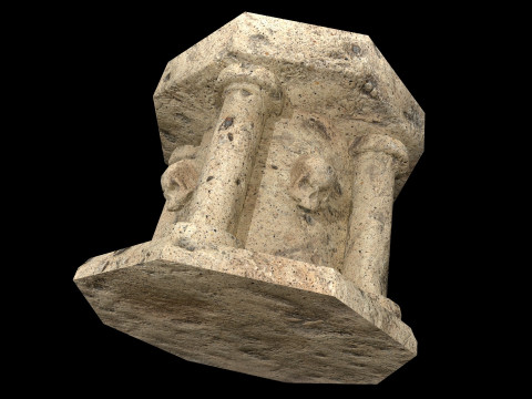 Fountain Colum 3D 模型