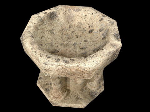 Fountain Colum 3D 模型