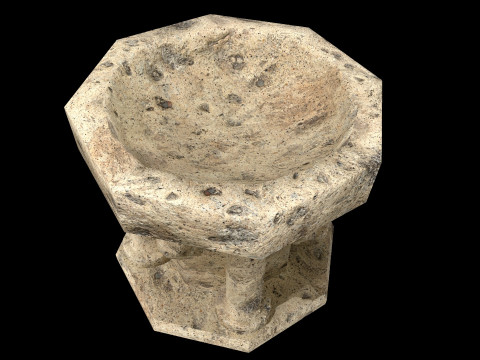 Fountain Colum 3D 模型