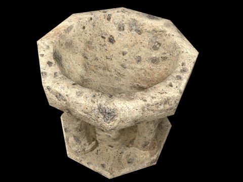 Fountain Colum 3D 模型