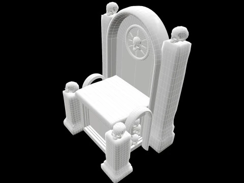 Throne 3D Model