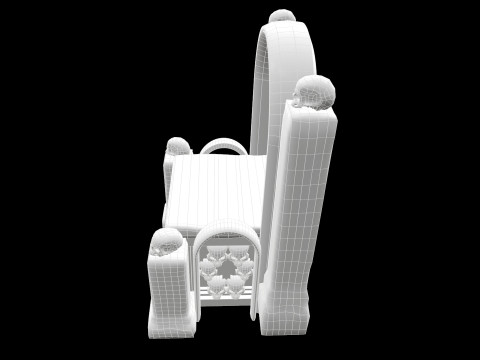 Throne 3D 模型