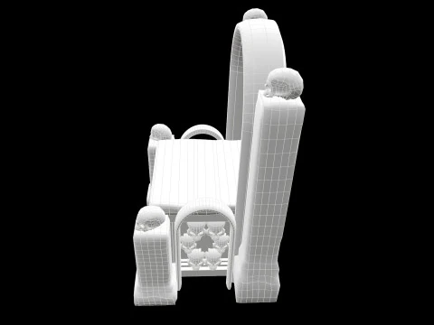 Throne 3D Model
