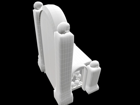 Throne 3D 模型