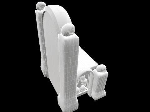 Throne 3D Model