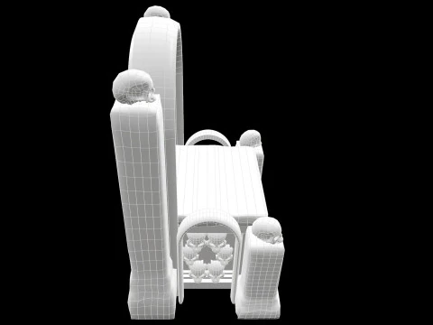 Throne 3D Model
