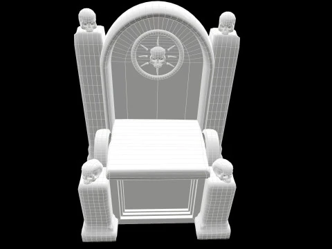 Throne 3D Model