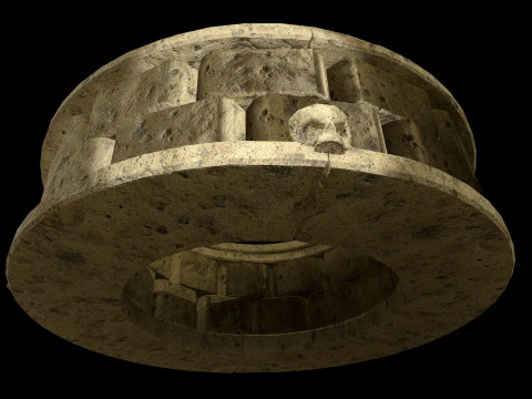Well Stone Medieval 3D Model