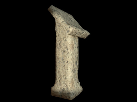 Writing Desk Medieval 3D 모델