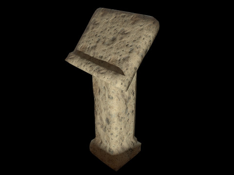 Writing Desk Medieval 3D 모델