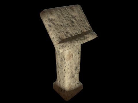 Writing Desk Medieval 3D 모델