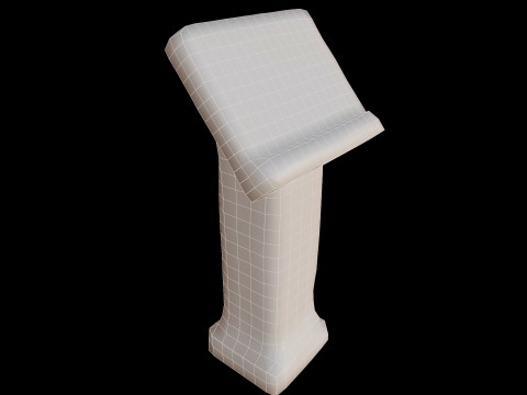 Writing Desk Medieval 3D 모델