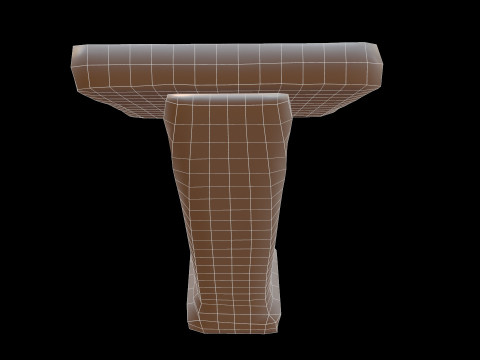 Writing Desk Medieval 3D 모델