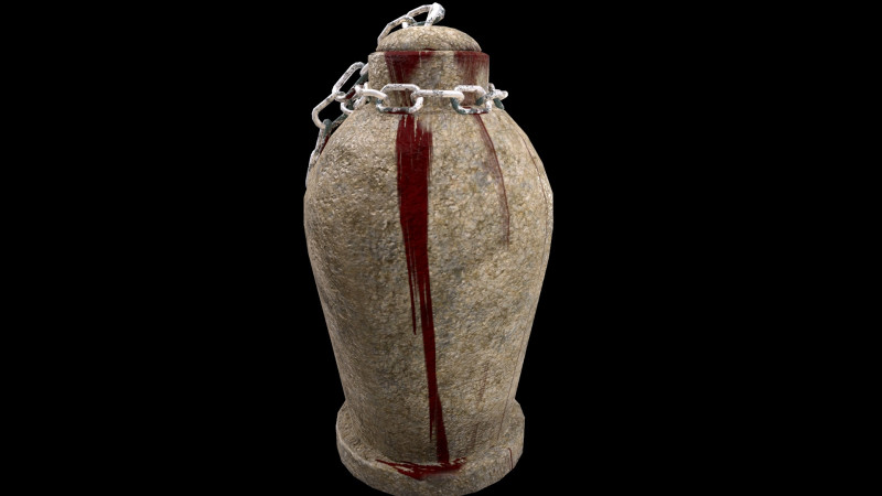 Vase Medieval 3D Model .c4d .max .obj .3ds .fbx .stl .blend