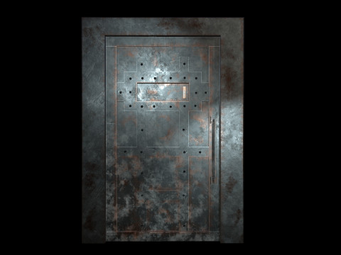 PortaMetalloRuggine Modello 3D